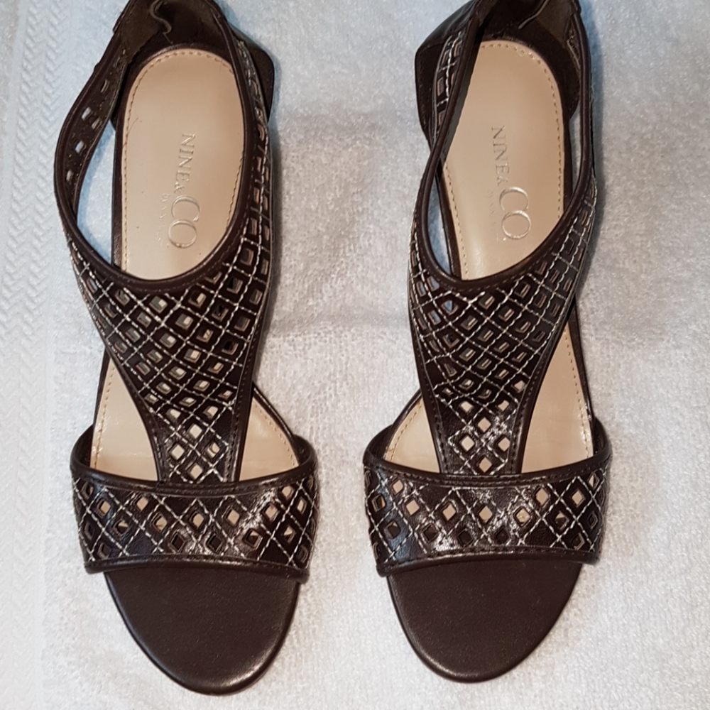 Size 7 Nine and Co. By Nine West wedge sandal